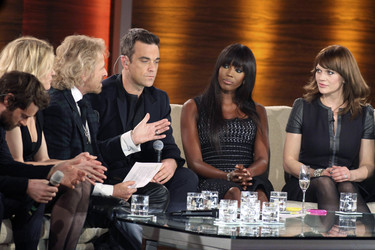 Gary Barlow, Maria Furtwängler, Thomas Gottschalk, Robbie Williams, Naomi Campbell, Anna Loos