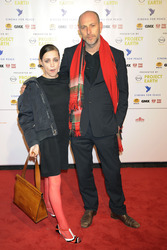 Anna Thalbach mit Begleitung