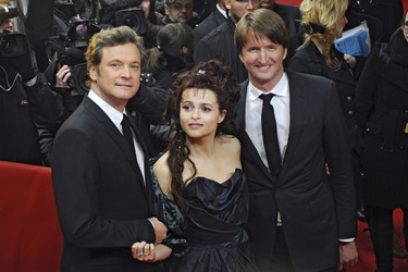 Colin Firth, Helena Bonham Carter, Tom Hooper