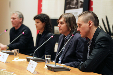 Win Butler (Arcade Fire) mit Filmemacherin