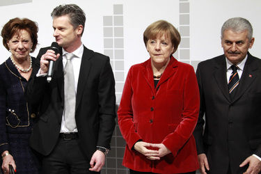 Ralph Haupter, Angela Merkel, Binali Yildirim