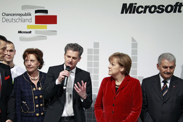 Ralph Haupter, Angela Merkel, Binali Yildirim