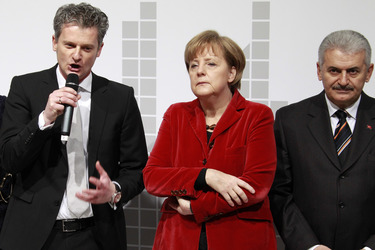 Ralph Haupter, Angela Merkel, Binali Yildirim