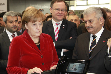Angela Merkel, Stephan Weil, Binali Yildirim