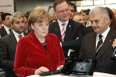 Angela Merkel, Stephan Weil, Binali Yildirim