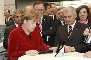 Angela Merkel, Stephan Weil, Binali Yildirim