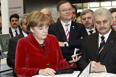 Angela Merkel, Stephan Weil, Binali Yildirim