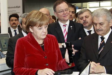 Angela Merkel, Stephan Weil, Binali Yildirim