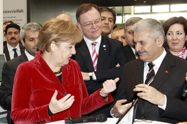 Angela Merkel, Stephan Weil, Binali Yildirim