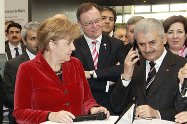 Angela Merkel, Stephan Weil, Binali Yildirim