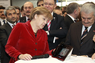 Angela Merkel, Stephan Weil, Binali Yildirim