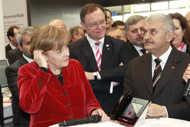 Angela Merkel, Stephan Weil, Binali Yildirim