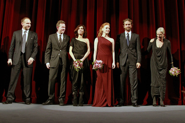 Ralph Fiennes, John Logan, Lubna Azabal, Jessica Chastain, Gerard Butler,Vanessa Redgrave