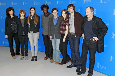 Jean-Christophe Folly, Pierre Bokma, Jenny Schily, Ulrich Köhler, Hippolyte Giradot und die Produzenten von 'Schlafkrankheit'
