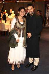 Aamir Khan mit Gattin Kiran Rao