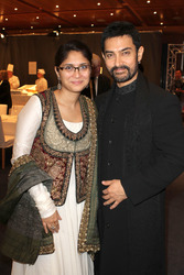 Aamir Khan mit Gattin Kiran Rao