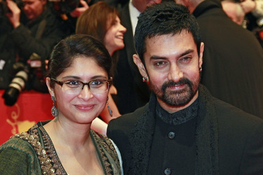 Aamir Khan mit Gattin Kiran Rao