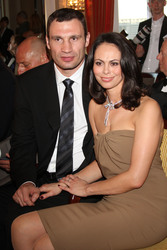 Vitali Klitschko mit Ehefrau Natalia