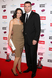 Vitali Klitschko mit Ehefrau Natalia