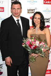 Vitali Klitschko mit Ehefrau Natalia