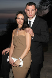 Vitali Klitschko mit Ehefrau Natalia