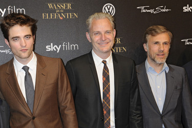 Robert Pattinson, Francis Lawrence, Christoph Waltz