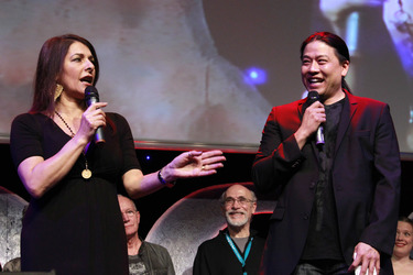 Marina Sirtis, Garrett Wang