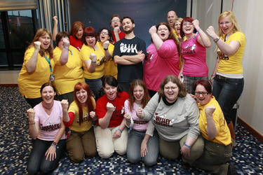 Wil Wheaton mit den 'Wesley Crushers'