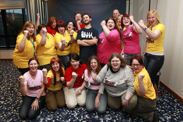 Wil Wheaton mit den 'Wesley Crushers'