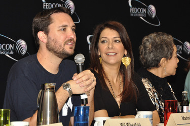 Wil Wheaton, Marina Sirtis, Arlene Martel