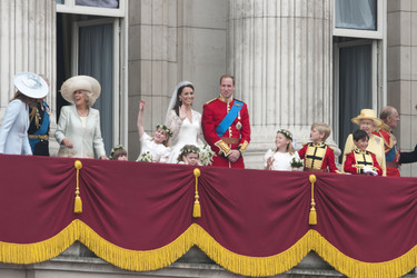 Carole Middleton, Prinz Charles and Camilla, Eliza Lopes, Margarita Armstrong-Jones, Grace Van Cutsem, Prinz William und Prinzessin Catherine, Lady Louise Windsor, Tom Pettifer, William Lowther-Pinkerton, Queen Elizabeth und Prinz Philip