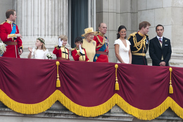 Prinz William, Lady Louise Windsor, Tom Pettifer, William Lowther-Pinkerton, Queen Elizabeth Prinz Philip, Pippa Middleton, Prinz Harry, James Middleton
