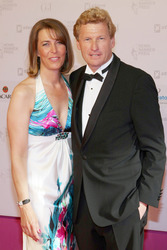 Bernd Buchholz mit Ehefrau Inga