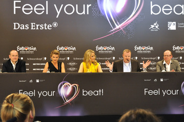 Thomas Schreiber, Anke Engelke, Judith Rakers, Stefan Raab, Jörg Grabosch