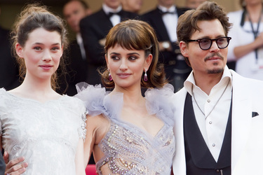 Astrid Berges-Frisbey, Penélope Cruz, Johnny Depp