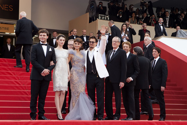 Sam Claflin, Astrid Berges-Frisbey, Penélope Cruz, Johnny Depp, Geoffrey Rush, Jerry Bruckheimer, Ian McShane, Rob Marshall