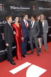 Jerry Bruckheimer, Penélope Cruz, Sam Claflin, Rob Marshall, Astrid-Berges Frisbey