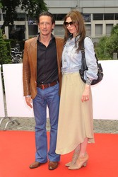 Oskar Roehler mit Ehefrau Alexandra Fischer-Roehler