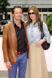 Oskar Roehler mit Ehefrau Alexandra Fischer-Roehler