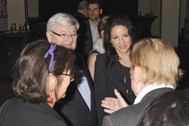 Monika Hansen, Joschka Fischer, Minu Barati-Fischer, Otto Sander