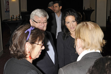 Monika Hansen, Joschka Fischer, Minu Barati-Fischer, Otto Sander