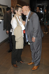 Renate Künast mit Begleitung