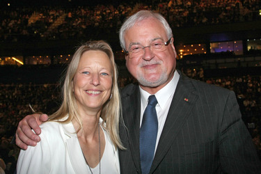 Peter Harry Carstensen mit Gattin Sandra