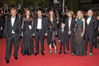 Udo Kier, Lars von Trier mit Gattin Bente Froge, Charlotte Gainsbourg, Charlotte Rampling, Kirsten Dunst, Jesper Christensen
