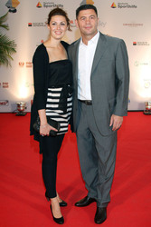 Luan Krasniqi mit Gattin Sueda