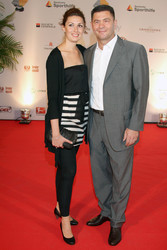 Luan Krasniqi mit Gattin Sueda