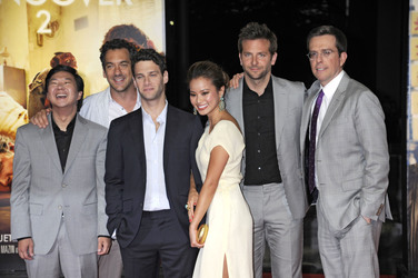 Ken Jeong, Todd Phillips, Justin Bartha, Jamie Chung, Bradley Cooper, Ed Helms