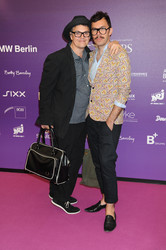 Rolf Scheider mit Ehemann Julien Peltier