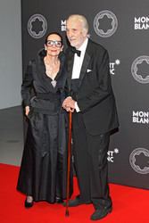 Christopher Lee mit Gattin Gitte