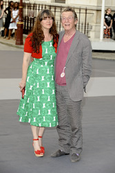 John Hurt mit Gattin